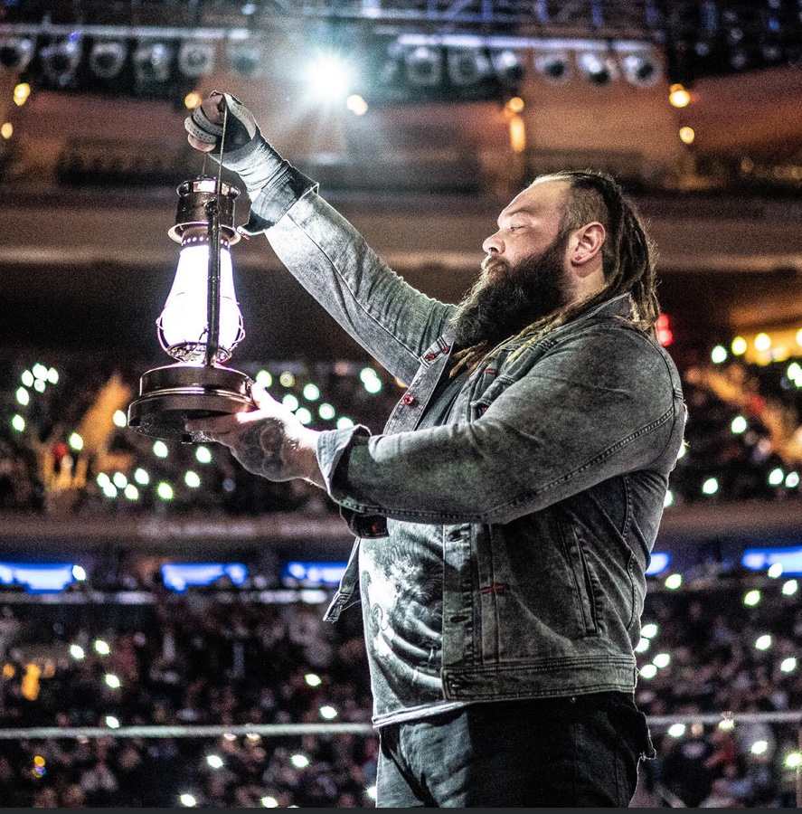 WrestlingWCC's tweet photo. One year ago today, the world lost Bray Wyatt 🤍 https://t.co/maihZfhC6d