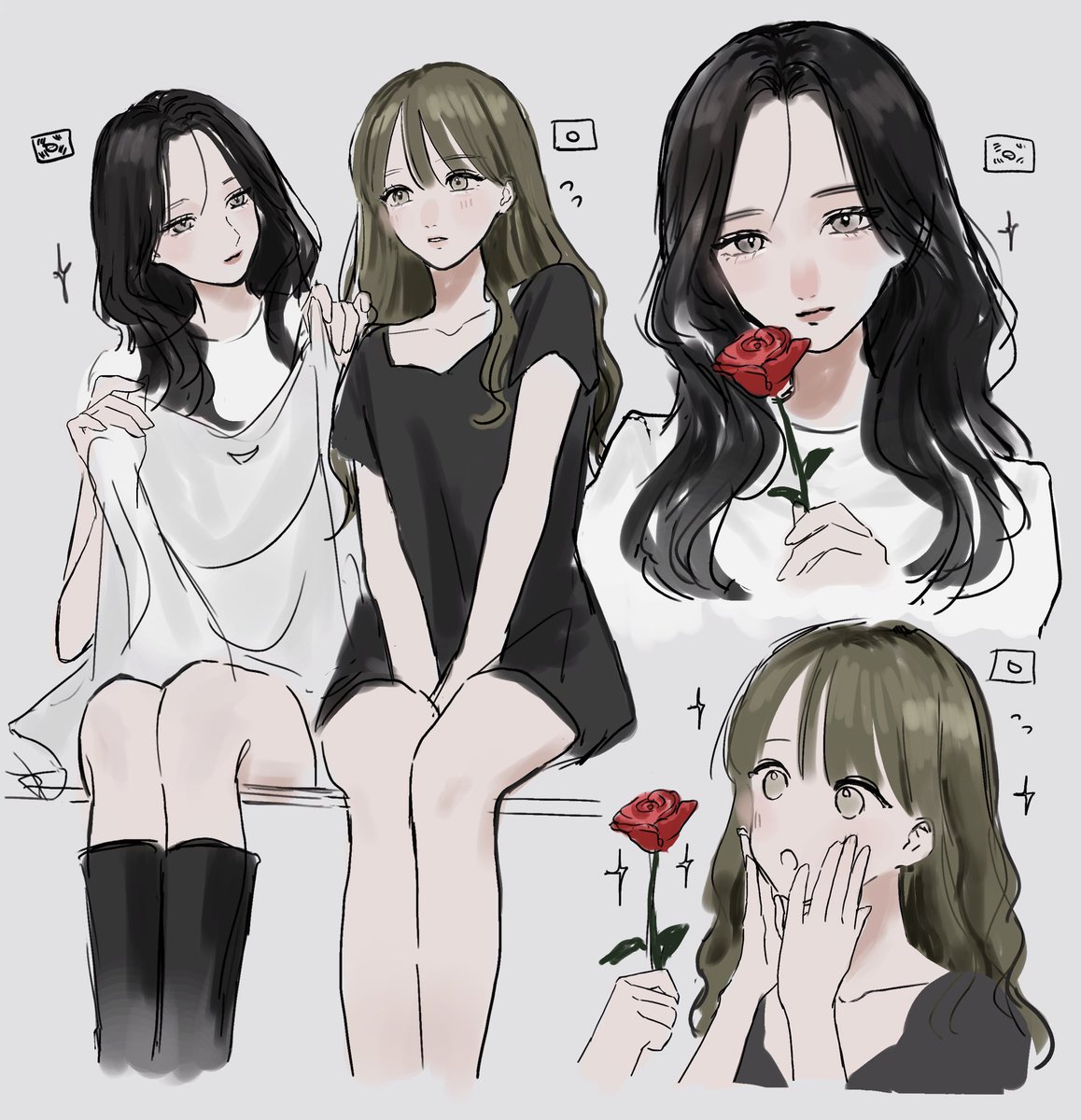 可愛すぎて描きました
