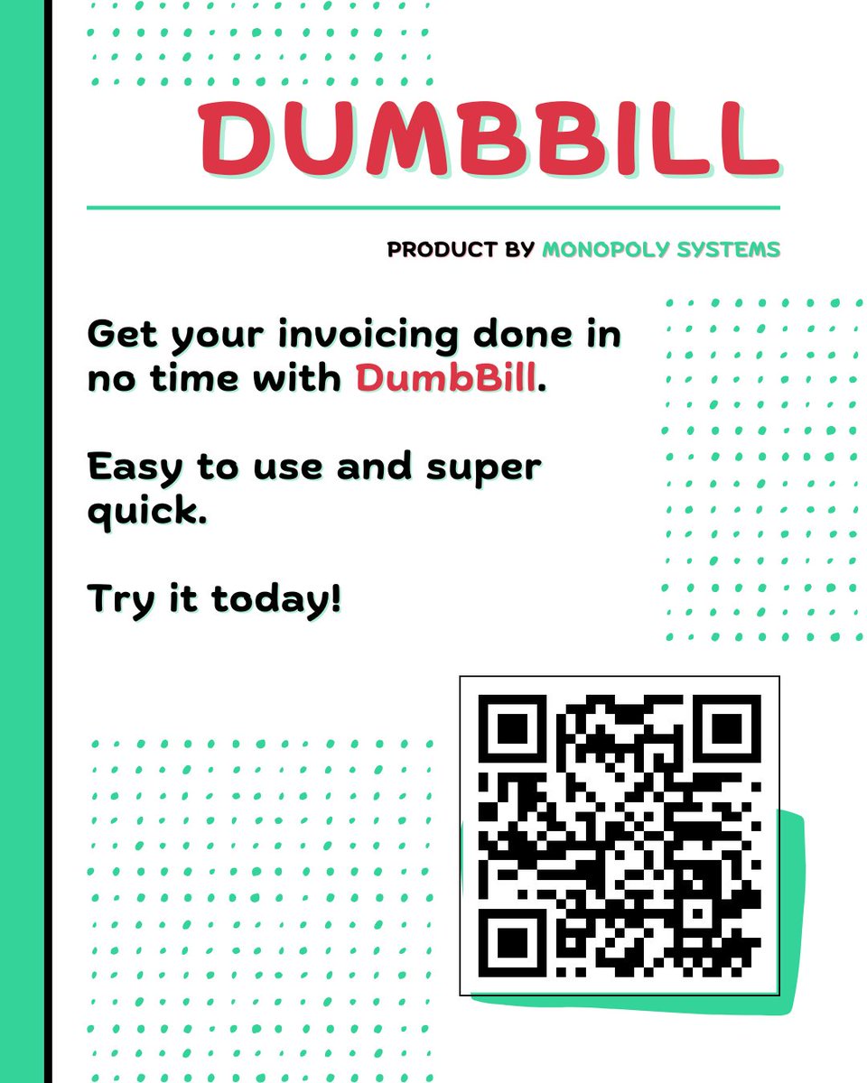 dumbbillapp's tweet photo. Get your invoicing done in no time with DumbBill.
Easy to use and super quick.
Try it today!
#invoice #simplify #simpleinterface #instantinvoices
#reports #india #saas #billing #invoicing #madeinindia https://t.co/7FDyympVw4