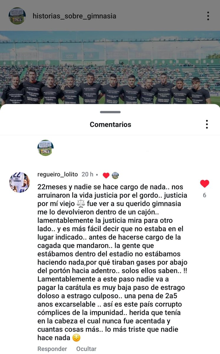 #GELP #CGE La palabra de la familia. El tema no puede quedar en la nada. Justicia por Lolo!