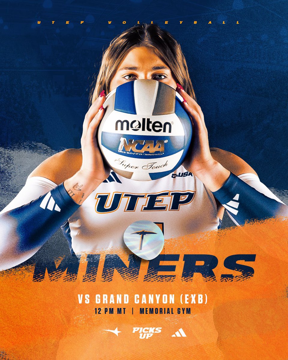 UTEPVB's tweet photo. ๐๐๐๐๐ ๐๐๐ โผ๏ธ
๐ @GCU_WVolleyball (EXH)
๐ Memorial Gym
๐ 12pm MT
๐๏ธ $10 | https://t.co/SOVYwL01Sf
โ๏ธx๐ | #picksup #utepvb #ncaawvb https://t.co/Upbq4RZvz6