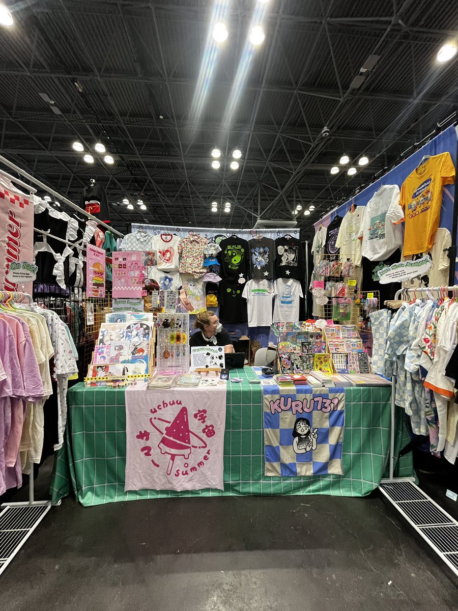 hello! i’m at animenyc in the exhibitors area at booth 2128! sharing with <a href="/UchuuSummer/">Uchuu Summer</a> ~*
