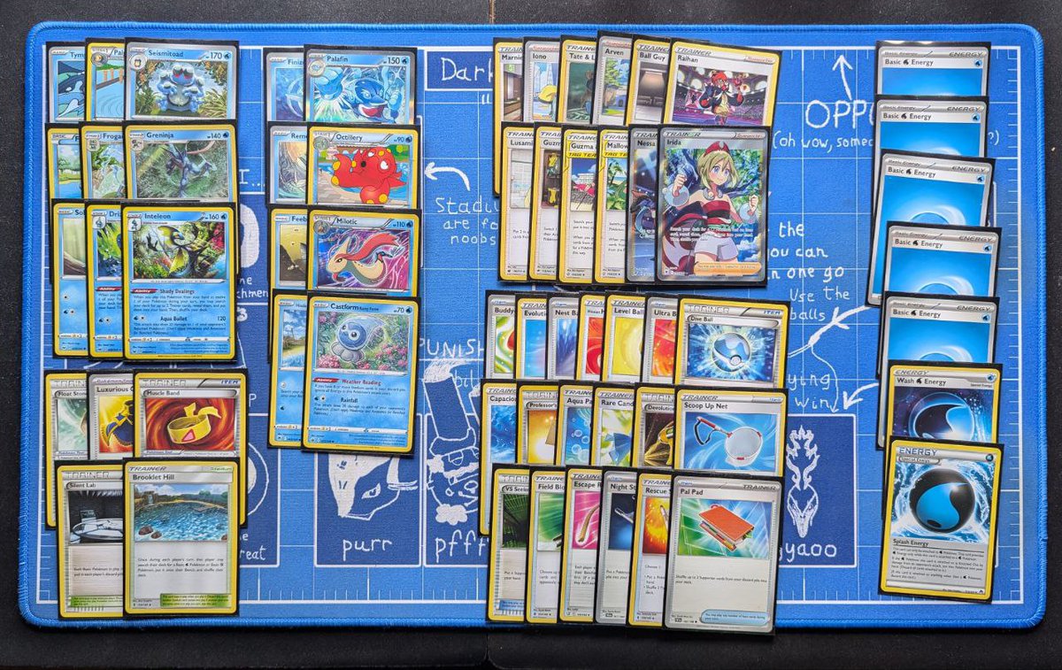 Went 4-0 in the <a href="/PCS_Pod/">PCS Podcast</a> - GLC Tournament with the Froggers. (bo3) Deck is super fun. Milotic was the missing piece for this non-raindance water deck.
R1: vs Turbo Dark: WW
R2: vs Psychic w Dusclops Disruption: WLW
R3: vs Dragon: WW
R4: vs Frosmoth Water: WW