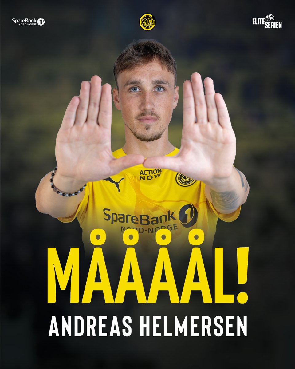 Glimt's tweet photo. 2-0!! ANDREAAAS HELMERSEN!!!

Han dunker ballen i det lengste hjørnet etter pasning fra August Mikkelsen! https://t.co/UZBXnWEtpZ