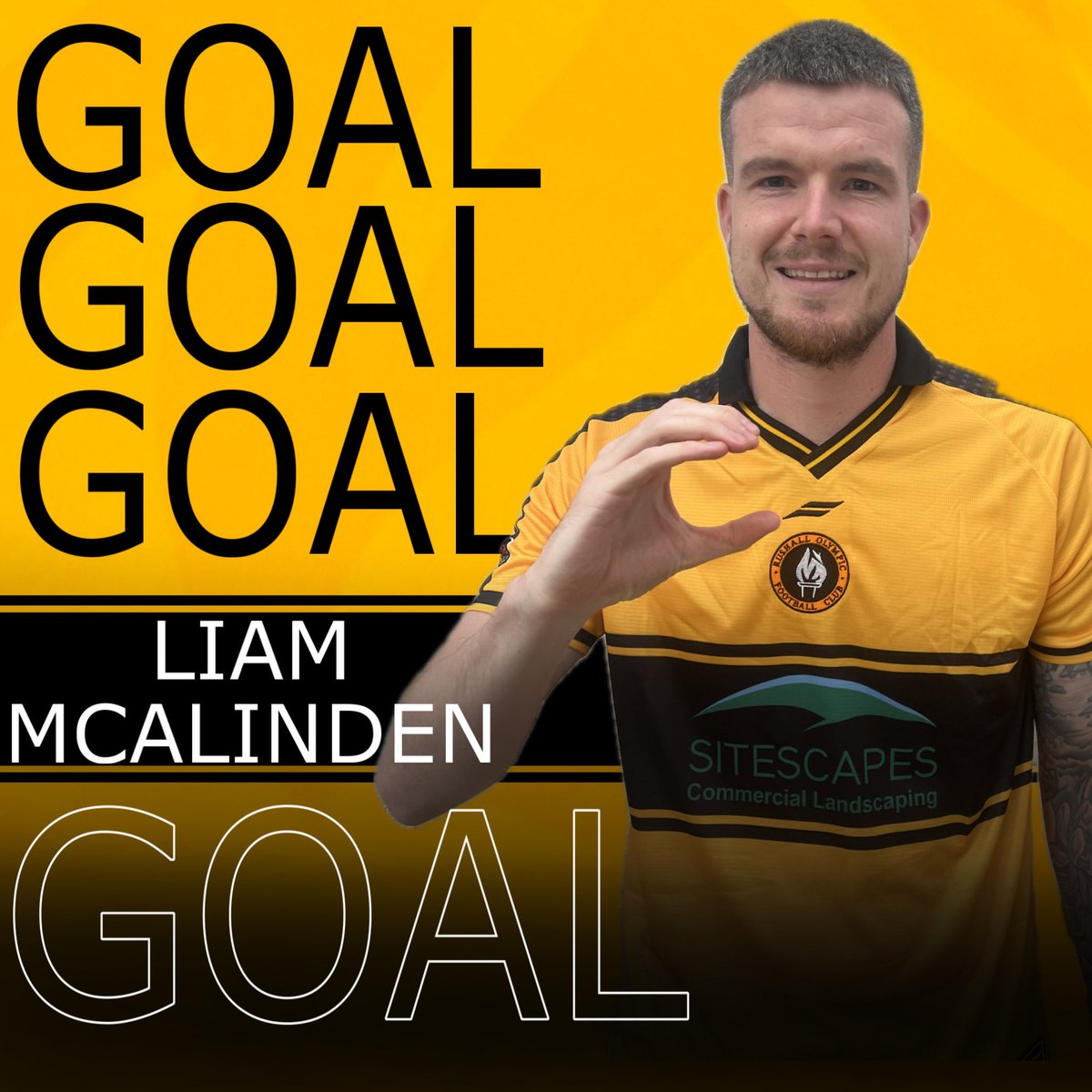 ROFCOfficial's tweet photo. GOALLL MCALINDEN 2-0

Oh that is so naughty! 

The ‘keeper rolls the ball to Liam who’s around 25 yards out he takes a touch and loops the ball over the ‘keepers head straight into the back of the net. 

Filthy🍟

#ShareThePicsPassion💛🖤 https://t.co/NYg3XtmEgL