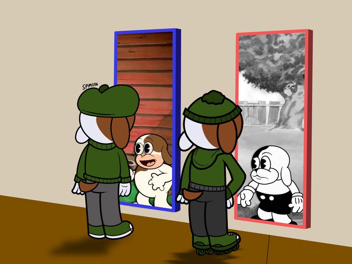 Superpacman256's tweet photo. Zara and Zuri decided to look at themselves in funhouse mirrors. Let’s just say that the results were… odd to say the least…
#OC #StBernard #Zara #Zuri #ZaraBernard #ZuriBernard #FunhouseMirrors https://t.co/WJ1MtLpI97