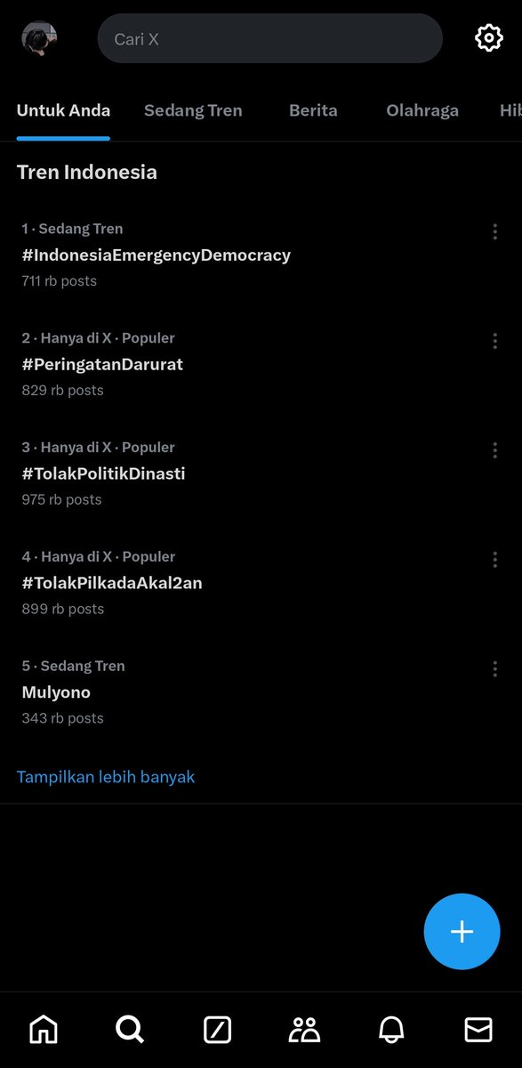 HT nya udh ke apus banyak banget ya? 

LAWAN! JANGAN LENGAH!
BATALKAN BUKAN TUNDA!
PANJANG UMUR PERJUANGAN!
HIDUP RAKYAT INDONESIA!

#KawalPutusanMK 
#TolakPilkadaAkal2an
#TolakPolitikDinasti
#PeringatanDarurat
#IndonesiaEmergencyDemocracy