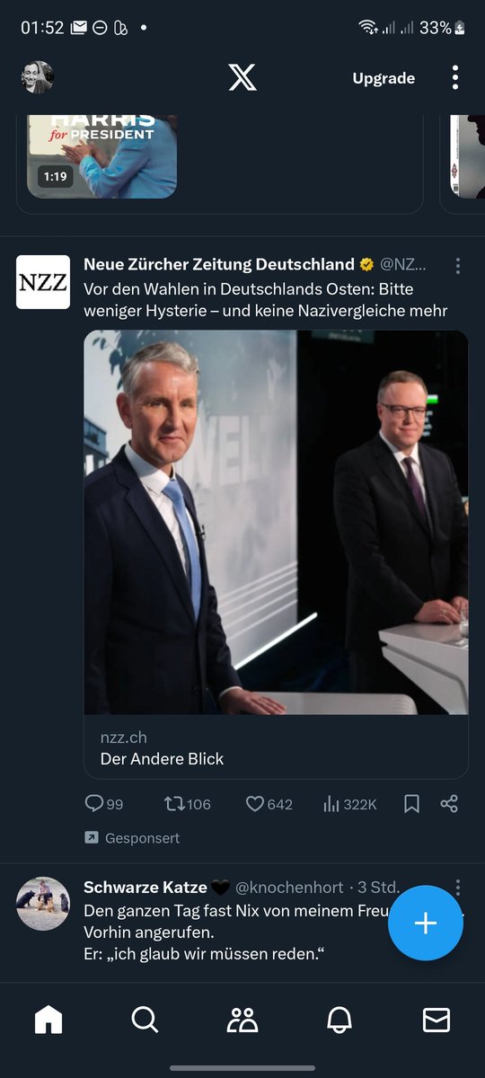 sebda's tweet photo. Was ist mit @NZZde los? 
#Höcke ist ein #Nazi.
Wer #fckafd wählt, wählt #Nazis. https://t.co/SsV07M8VXt