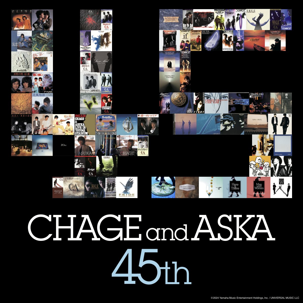 本日、CHAGE and ASKAがデビュー45周年を迎えました
この節目を記念して、彼らの全楽曲が主要なサブスクリプションサービスで解放されることが決定!!
本日より『VERY BEST ROLL OVER 20TH』を
残りの全楽曲を10月1日(火)より配信します

詳細はコチラ
chage-aska.net/information/20…

#CHAGEandASKA