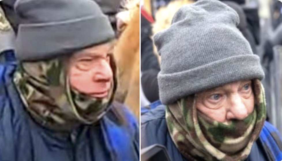 🔍🔍PLEASE RETWEET🔎🔎
#Consequences #Jan6thInsurrection
#FBI is seeking to identify this person involved at the U.S. Capitol on #Jan6
If this person looks familiar contact FBI at 1-800-225-5324.
REFERENCE # 349 AFO

CC: @BadBradRSR