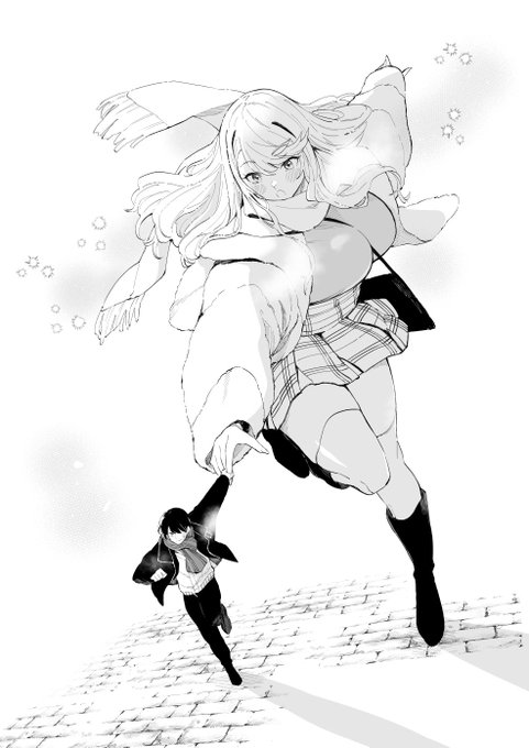 ジャンププラスで「ちえりの恋は8メートル」55話が更新されましたー! 今回は2人で初詣のお話!読んでもらえたら嬉しいです!#ジャンププラス #ちえりの恋は8メートル ↓↓↓こちらから読めます～ 