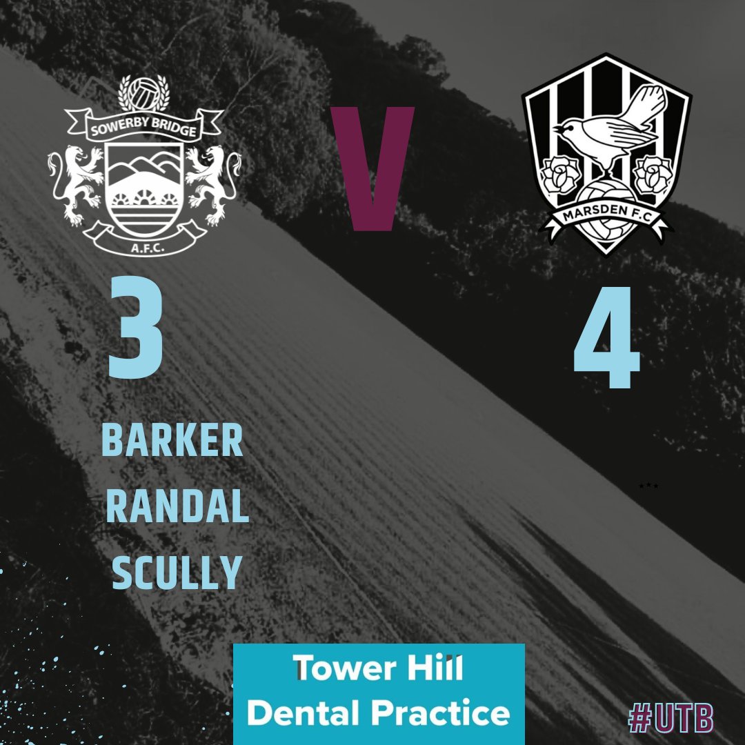 Sowerbybridgefc's tweet photo. 1st defeat

3-1 down get selfs back into game to then concede with 2 mins to go
 
#ABAW
#UTB https://t.co/Qwa92wai9w