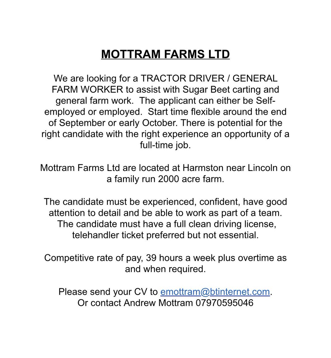 Harry Mottram tweet media
