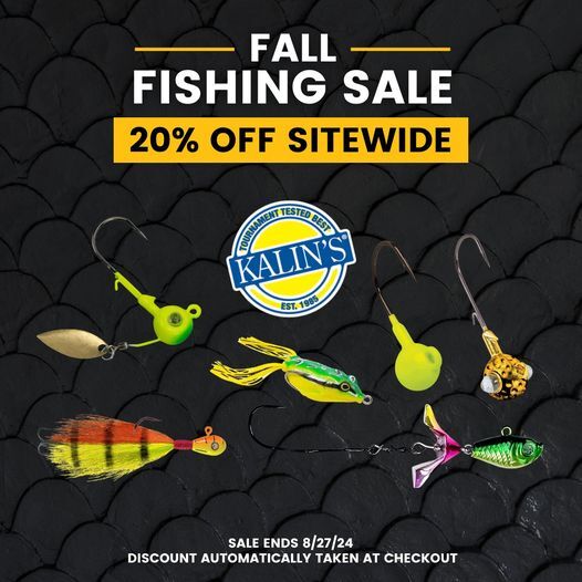 AcmeTackle's tweet photo. Get 20% off sitewide on all Acme Tackle products including Kalin's from high-performance lures to durable jigs and accessories.
https://t.co/YWsYS1rmTd
#kalins #reefrunner #beaverdamtackle
#unclejoshbaitcompany #fallfishing #fishingsale #bass #walleye #fishingdaily #fishinglovers https://t.co/6z1mb2mcIs