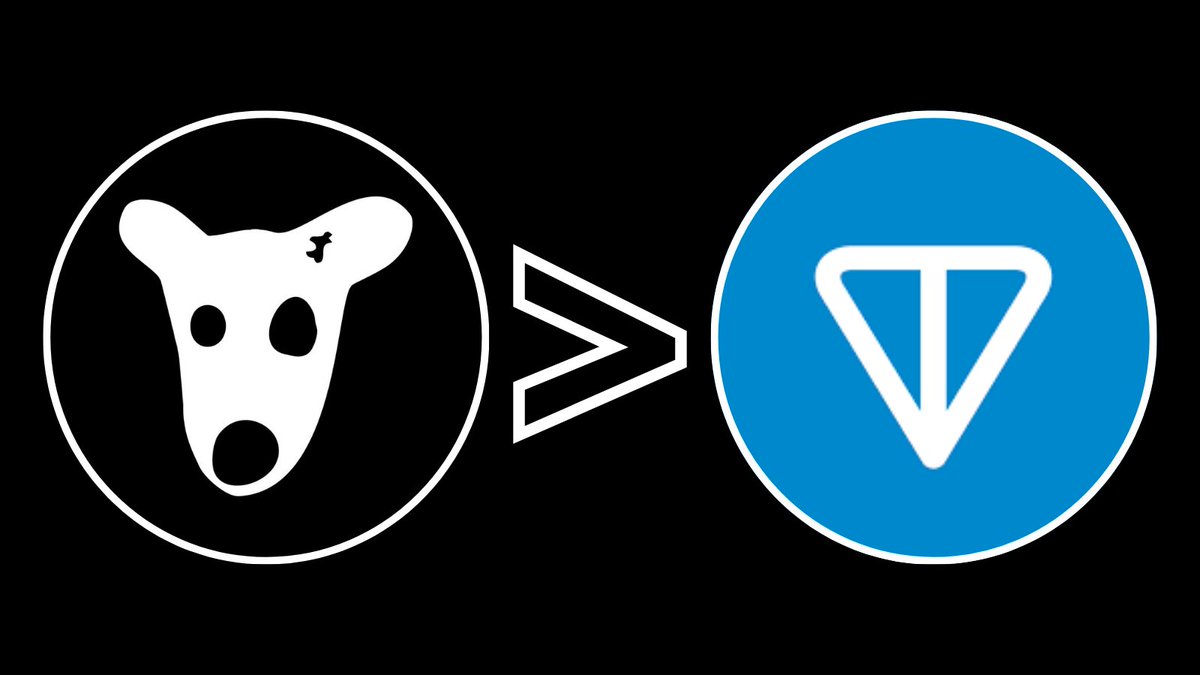 #DOGS overtakes #TON on Binance Launchpad

☑️ TON's TVL is "just" $5.5B
☑️ DOGS's TVL is $8.5B