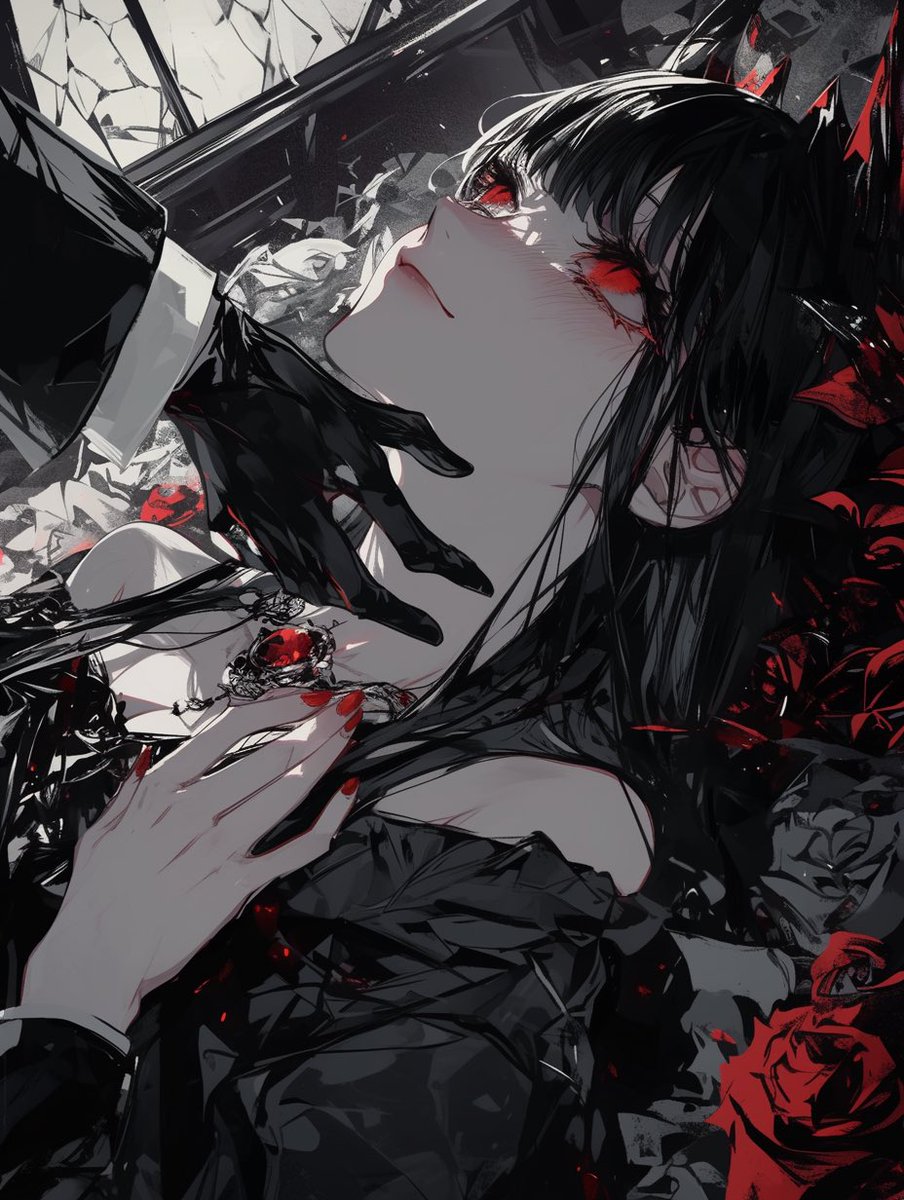 フリーアイコン #フリーイラスト(AI) 悪魔と蛇の呪いさえも受け入れて