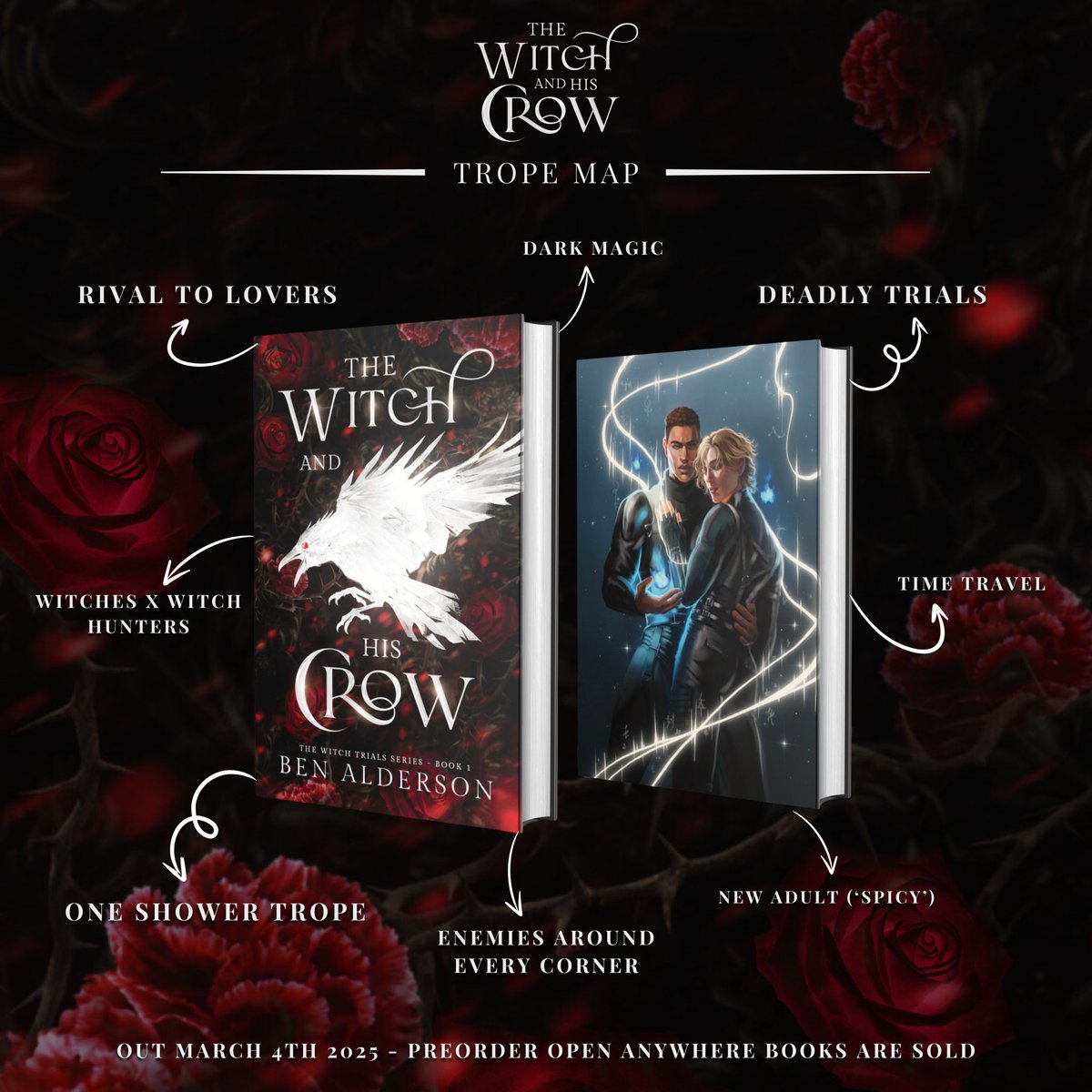 BenAldersonBook's tweet photo. Yesterday was such an amazing cover reveal! 🙏🌈 thank you so much for the love on The Witch and His Crow — I truly love this book so much, and have high hopes for it when it comes out! https://t.co/22cA7dL3DT