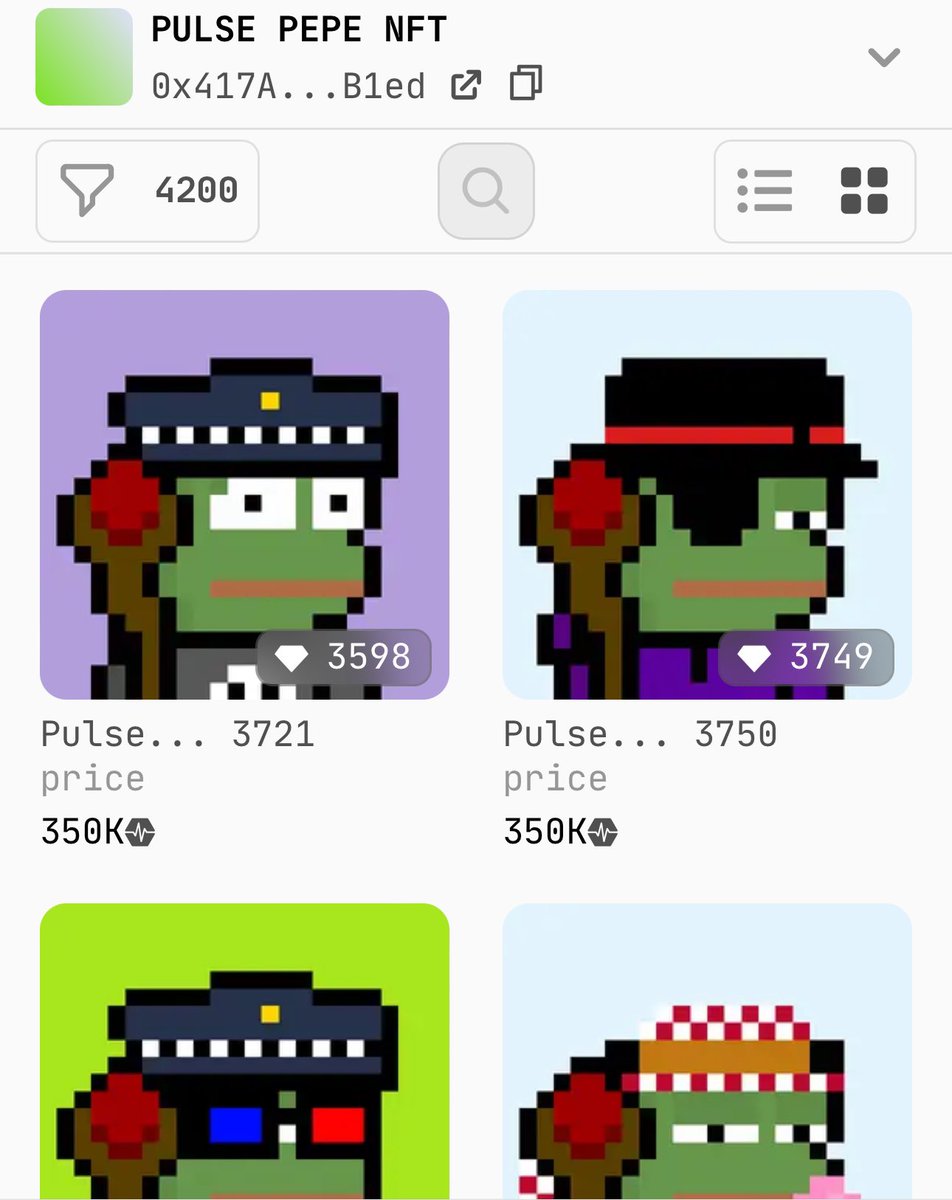 1 Year. 1 Month later.

#Pulsechain PEPE NFTs are still sitting at a 3-4x from original mint price.

Royalties have been working flawlessly. Don’t forget to claim.

Pepenftpulse.com

Market: 

beatbox.market/contract/0x417…