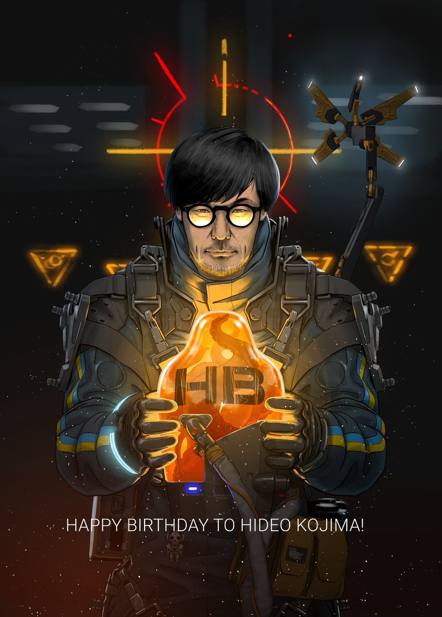 digitalfly73's tweet photo. HAPPY BIRTHDAY TO HIDEO KOJIMA!

@Kojima_Hideo
@HIDEO_KOJIMA_EN
#FanArt #DeathStranding2 #HAPPYBIRTHDAY https://t.co/k70lWu1oKi
