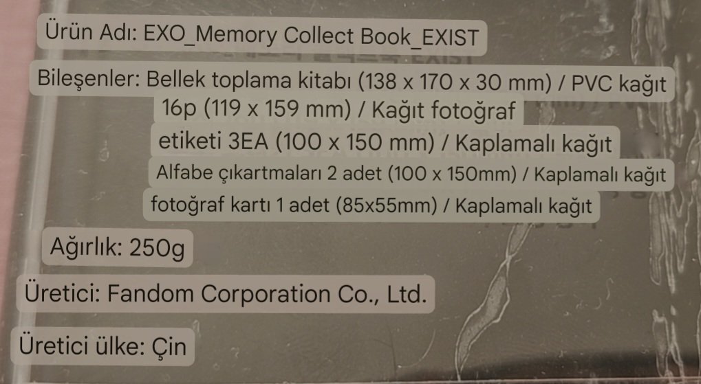 Sevun94's tweet photo. EXO BINDER SATIŞ

Kartı için aldım. Açıp inceledim. Değişik bi binder 🤷🏻‍♀️🤷🏻‍♀️🤷🏻‍♀️ Almak isteyene video atabilirim

550 

@exosatisturkiye @Exotradetr @ExoEribuysell @smtradetr @peacrry @ex9trade @trpctakas @kpoppcsatis https://t.co/bXxYYwzF6N