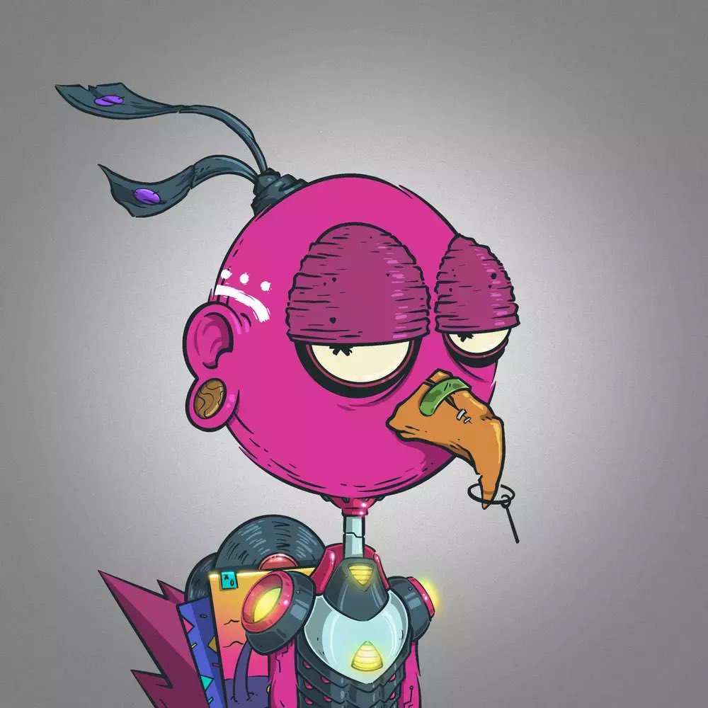 MonsierClean's tweet photo. This bad boy fancies a makeover, and even though he looks pretty laid back, he can’t wait for #derpbird adventures to kick off on Monday! #cnft #cnftcommunity #nfts #cnfts #derp https://t.co/KiZx7NnLY5