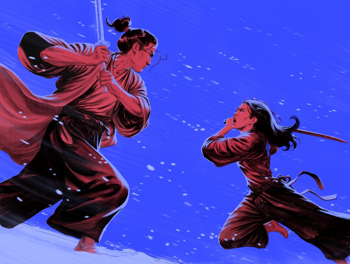So @DanielBGreene is doing a full reveal of our upcoming THE SWORD OF KAIGEN special edition this week, but how about an early reveal of one of our amazing end sheets by Tom Jilesen??

kickstarter.com/projects/wrait…

Sign up for a launch reminder to access campaign-exclusive discounts!