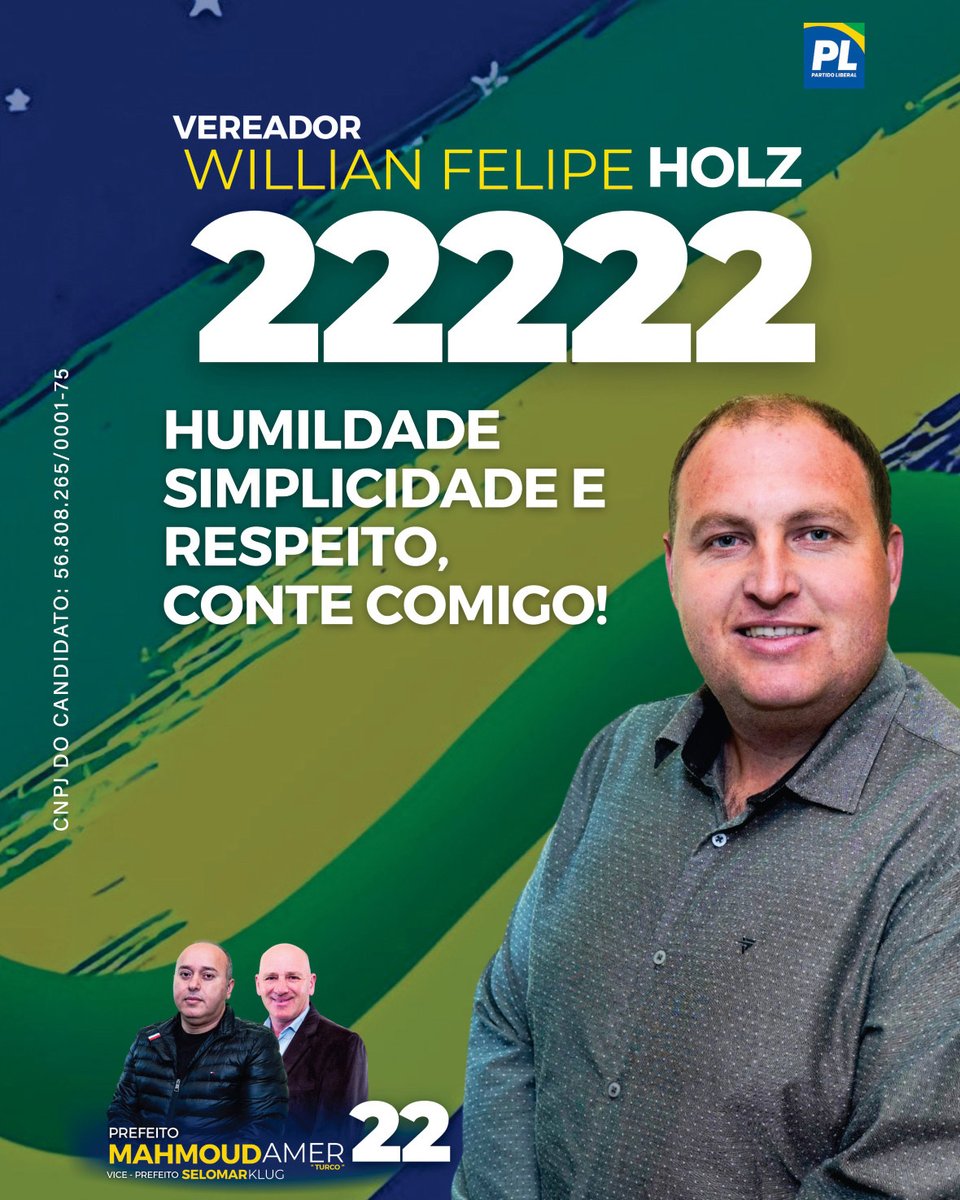 PL22SLS's tweet photo. Willian Felipe Holz - 22222

Humildade, simplicidade e respeito, conte comigo!

MAHMOUD AMER - 22 para prefeito

GESTÃO, EMPREENDEDORISMO E QUALIDADE DE VIDA: INTERIOR E CIDADE NA MESMA DIREÇÃO.

#prefeito22 #mahmoudamerprefeitosls #mahmoudeselomarsls #mahmoudamer22
@holz_willian https://t.co/L0RRPkzQTS