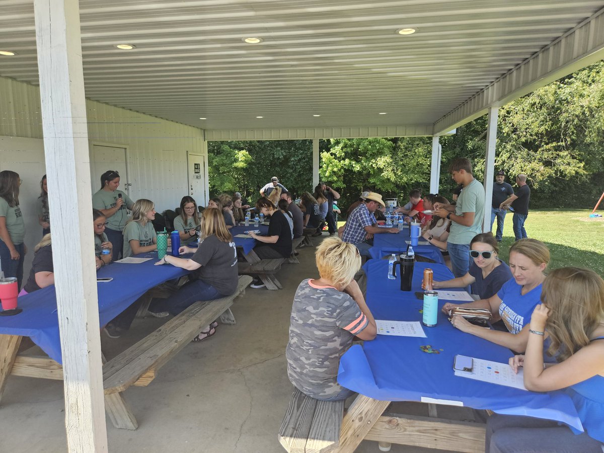 Thank you to everyone who came out to the FFA Back-to-School Potluck. We had about 50 members/parents in attendance, gave away some awesome apparel as Bingo prizes, enjoyed a great meal, &amp; played some yard games. So excited to see what this year holds for our FFA chapter!