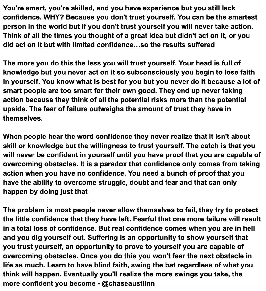 How To Develop Confidence