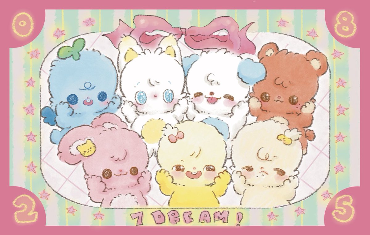 0141089_1's tweet photo. 7 DREAM FOREVER
･🌙 ·̩　　 ｡　☆　　　ﾟ｡
＊ 　 ｡*　　+　  　＊   　･ ｡☆͙
　☆　　　*　　　*      　 。
　　　ﾟ･　　｡ﾟ･　　☆ﾟ　
.　∩∩
　(｡･-･)
━OuuO━┓ sᴡᴇᴇᴛ ᴅʀᴇᴀᴍs ☆

7DREAM 8TH ANNIVERSARY
#Forever8estie7DREAM 
#드림8ㅕ원하세요_시즈니도8ㅕ원할게요 https://t.co/ipWXZNs3uI