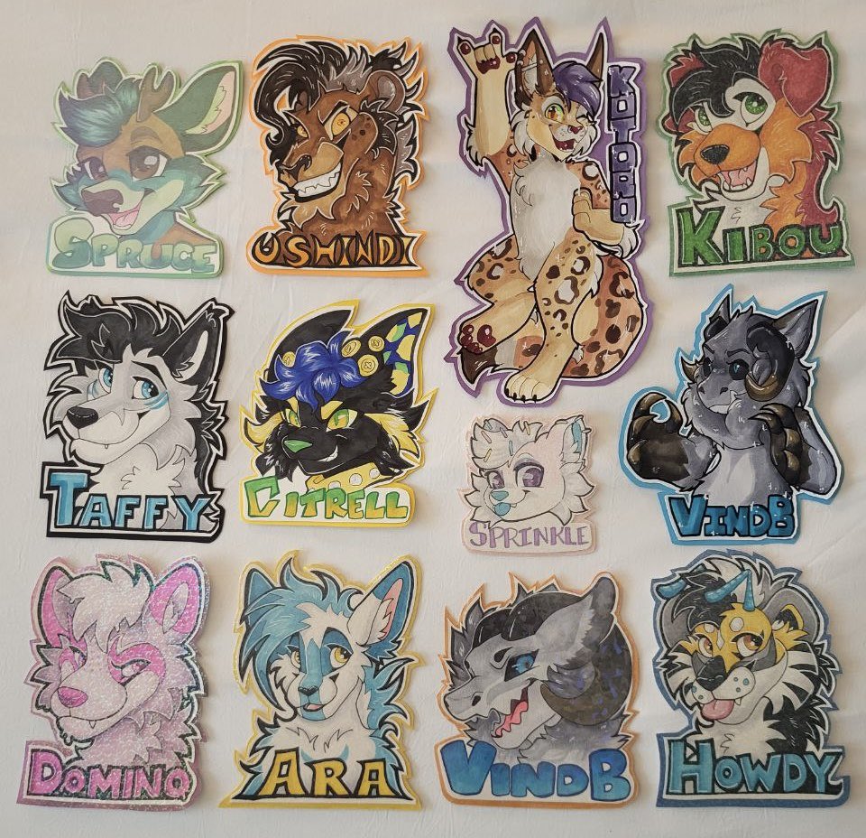 Tigger Furry Fiesta {GoH} 🦁 (@tiggerpup91) on Twitter photo Look at all these amazing badges myself and my roomies <a href="/TickoutsArt/">Tickout (moved to bsky)</a> and <a href="/ArtRhyan/">HappyFoxxCreations 🔜Sonic Neon Summit</a> made at DenFur day one!! 😄❤️🎨 Look at all these amazing badges myself and my roomies <a href="/TickoutsArt/">Tickout (moved to bsky)</a> and <a href="/ArtRhyan/">HappyFoxxCreations 🔜Sonic Neon Summit</a> made at DenFur day one!! 😄❤️🎨