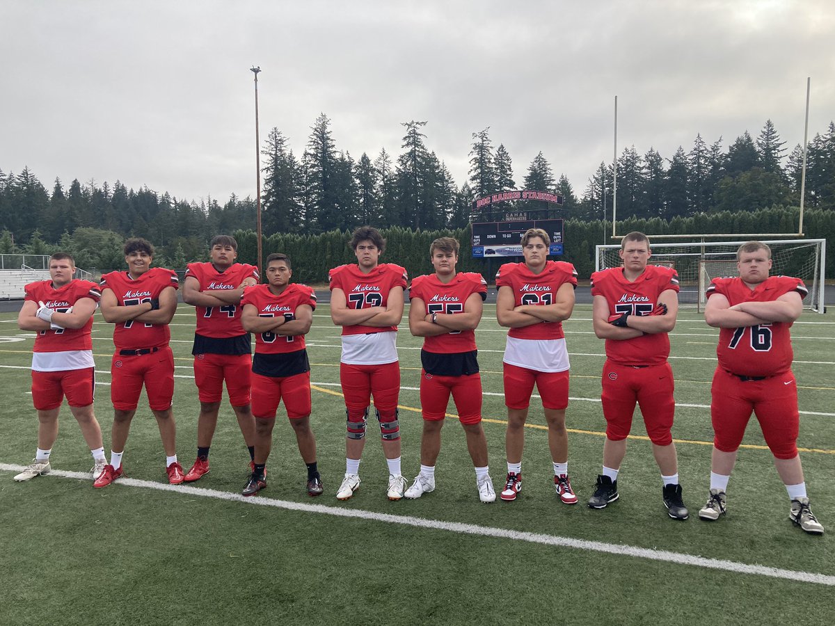 Camas Papermakers Football (@papermakerfb) on Twitter photo 📸 Day! Linemen Lead The Way
🔴⚫️⚪️ 🏭🏈
<a href="/PapermakersArmy/">Joe Papermaker</a> <a href="/CamasHighSchool/">Camas High School</a> <a href="/Coach_Mathieson/">Adam C. Mathieson, CAA</a> 📸 Day! Linemen Lead The Way
🔴⚫️⚪️ 🏭🏈
<a href="/PapermakersArmy/">Joe Papermaker</a> <a href="/CamasHighSchool/">Camas High School</a> <a href="/Coach_Mathieson/">Adam C. Mathieson, CAA</a>