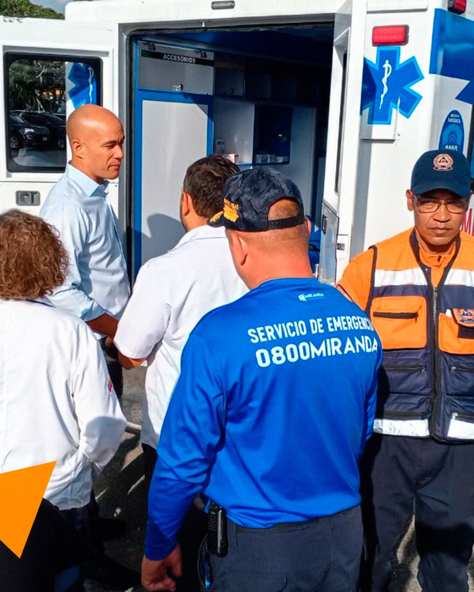 🔵 ZOEDAN MIRANDA🔵
🟠 PROTECCIÓN CIVIL MIRANDA 🟠

En nombre del Ciudadano Gobernador del Estado Bolivariano de Miranda; Héctor Rodríguez Castro el día 22/08/24 hizo entrega de unidades en aras de fortalecer el sistema integrado de ambulancias del 0-800 Miranda.