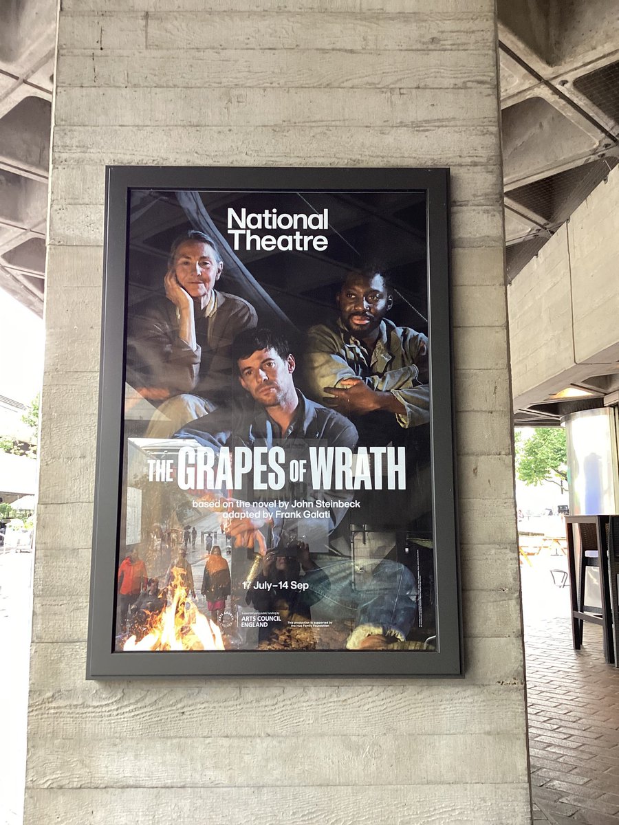 darran brown (@middx2) on Twitter photo Thank you to the marvellous cast of #TheGrapesOfWrath <a href="/NationalTheatre/">National Theatre</a> for a wonderful production this afternoon. 🎭👏👏 Thank you to the marvellous cast of #TheGrapesOfWrath <a href="/NationalTheatre/">National Theatre</a> for a wonderful production this afternoon. 🎭👏👏