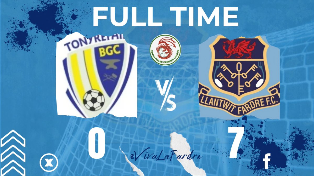 FFardre's tweet photo. 🗣️ ‼️Senior 1sts Result‼️

Superb away performance today. 

Dan Collins bagging 4 ⚽, the big man @Prosser009 with a brace and Owen Jones with his first for the club 👏

There'll be one very happy gaffer in Cyprus tonight ☀️🍻 

#VivaLaFardre https://t.co/c0MziIaxtS