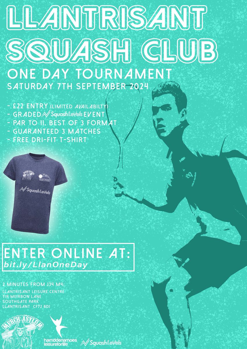 Llantrisant Squash (@llansquashclub) on Twitter photo There are still plenty of spaces available at our pre season one day tournament next month, September 7th!
Enter now: llantrisantsquashclub.bigcartel.com/product/sept
<a href="/RhiwbinaSquash/">Rhiwbina Squash Club</a> <a href="/CowbridgeSquash/">Cowbridge Squash</a> <a href="/LlanelliTSC/">LlanelliTSC</a> <a href="/Maesteg_squash/">Maesteg Squash Club</a> <a href="/newportsquash/">Newport Squash Club</a> <a href="/CMSquash/">Cardiff Met Squash</a> <a href="/SwanseaSquash/">Swansea Tennis & Squash Club.</a> <a href="/CardiffSquash/">Cardiff Squash Club</a> <a href="/SquashLlanishen/">LlanishenSquash</a> There are still plenty of spaces available at our pre season one day tournament next month, September 7th!
Enter now: llantrisantsquashclub.bigcartel.com/product/sept
<a href="/RhiwbinaSquash/">Rhiwbina Squash Club</a> <a href="/CowbridgeSquash/">Cowbridge Squash</a> <a href="/LlanelliTSC/">LlanelliTSC</a> <a href="/Maesteg_squash/">Maesteg Squash Club</a> <a href="/newportsquash/">Newport Squash Club</a> <a href="/CMSquash/">Cardiff Met Squash</a> <a href="/SwanseaSquash/">Swansea Tennis & Squash Club.</a> <a href="/CardiffSquash/">Cardiff Squash Club</a> <a href="/SquashLlanishen/">LlanishenSquash</a>
