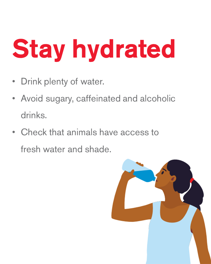 KSRedCross's tweet photo. Look, we don't know what "very demure, very mindful" means, but we're pretty sure getting heat illness is neither of those things. With extreme heat possible across Kansas, slow down, stay hydrated and spend time indoors. #KSwx https://t.co/CbbpuTNoi1