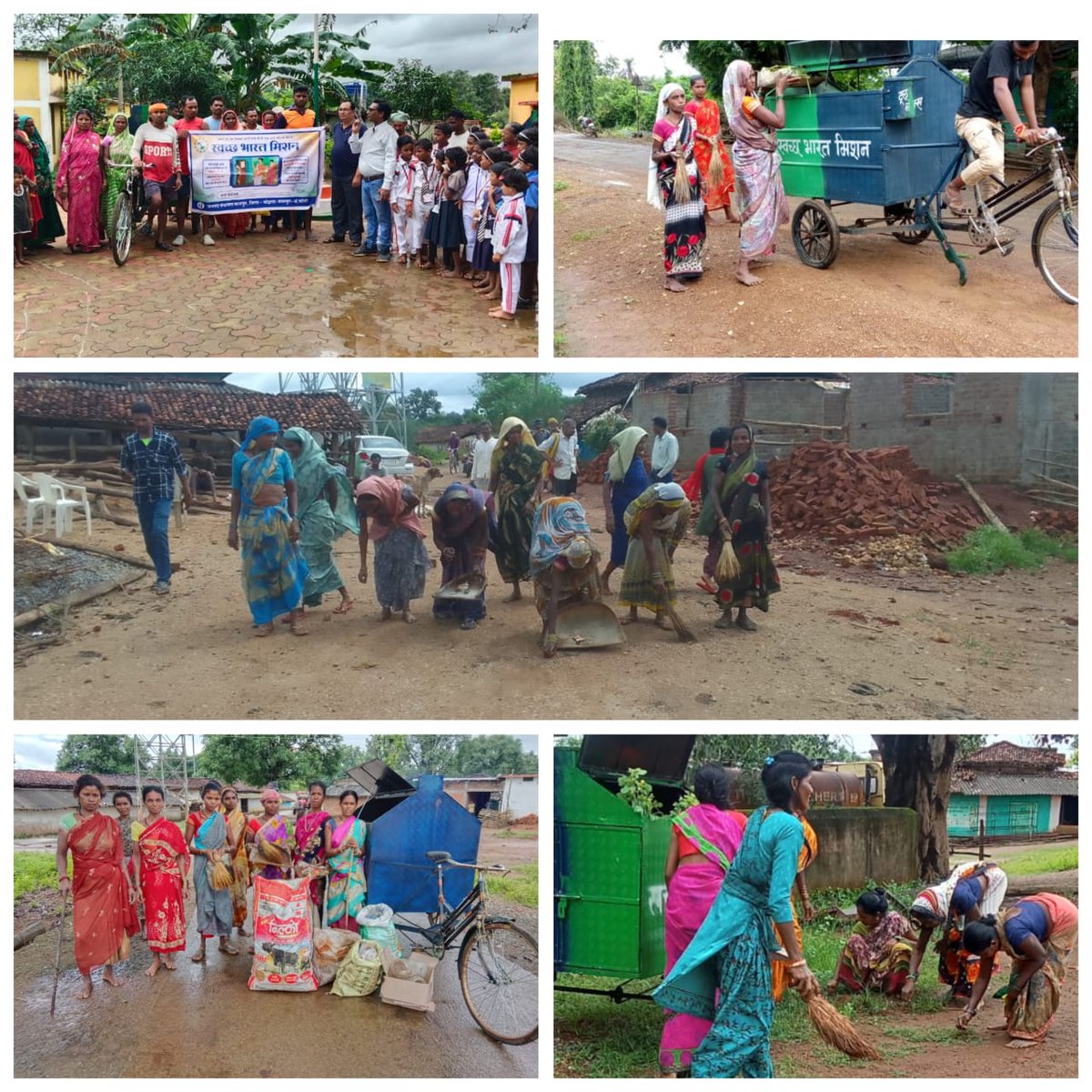 SBMChhattisgarh's tweet photo. @RajnandgaonDist में स्वच्छता त्यौहार  मानने के लिए तथा ODF PLUS मॉडल ब्लॉक डोंगरगांव में 20 हजार से अधिक लोगों ने मिलकर  श्रमदान किए । घर घर कचरा संग्रहण के तहत घरेलू स्तर पर ही गिला और सुखा कचरा को अलग अलग करने के लिए समूह ब���ठक स्कूली बच्चों को मोटिवेट किया गया । @swachhbharat https://t.co/YZJeloy6SU