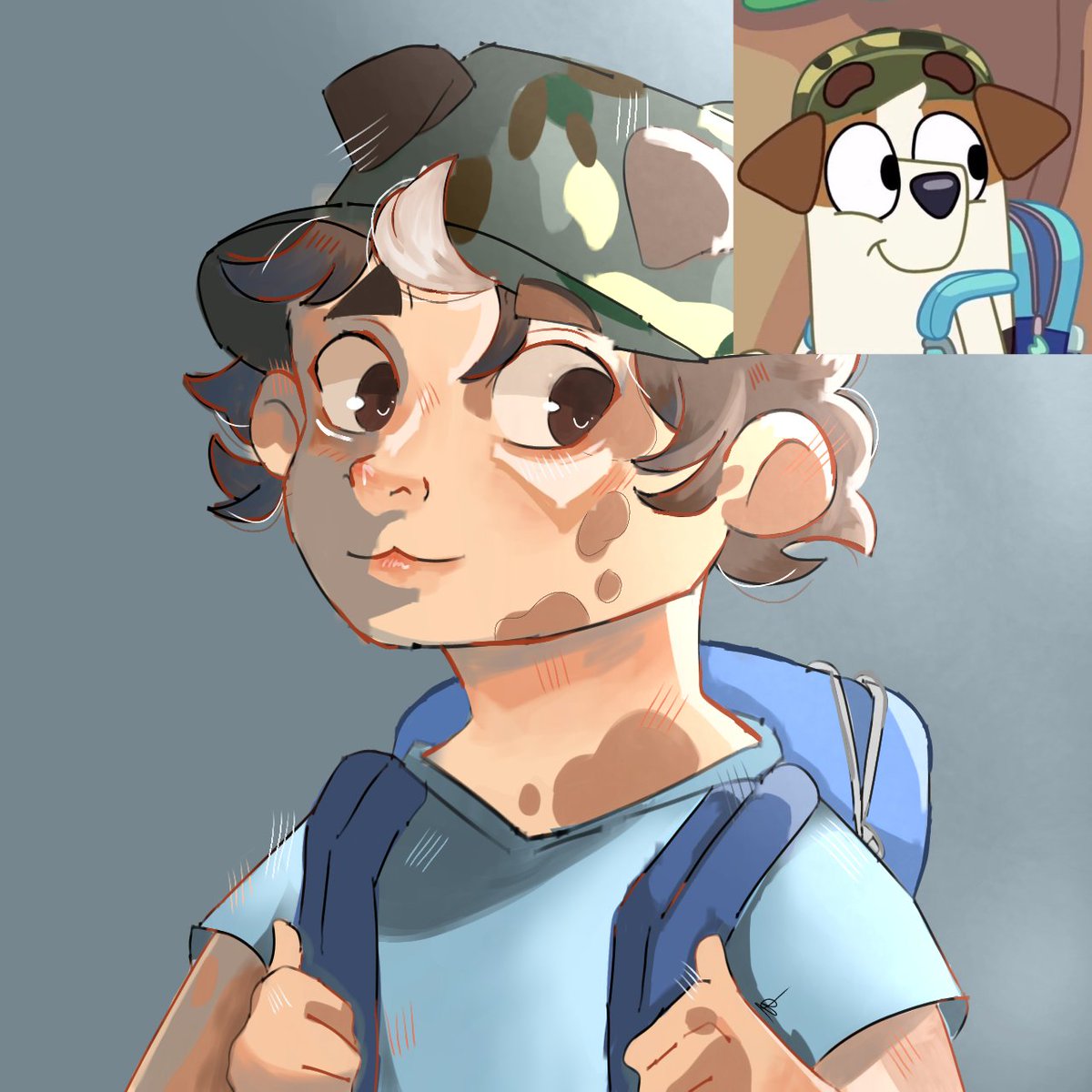 thatsmarisy's tweet photo. Day 9 looking for Art Moots and sharing my art ✨ 
Trying to learn light and shadow

Jack, from Bluey
#fanart #Bluey #artmoots #artists #drawings https://t.co/VTv9rC6tif