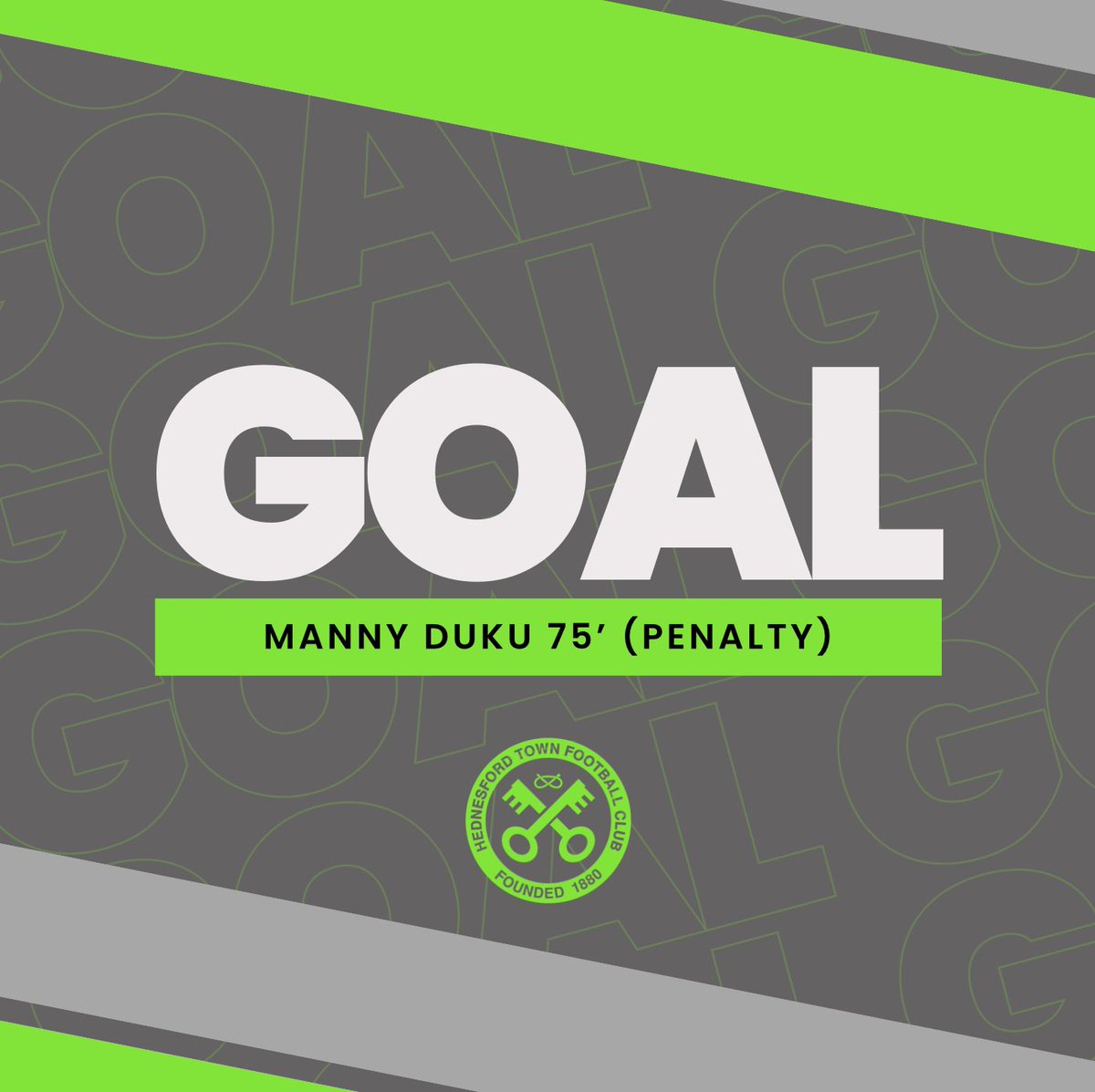 Hednesford_Town's tweet photo. 4-1 !!! Great strike from Manny๐๐
#UTP | #HTFCVRLFC๐ค๐ค๐๐ https://t.co/BRF1mHxfPY