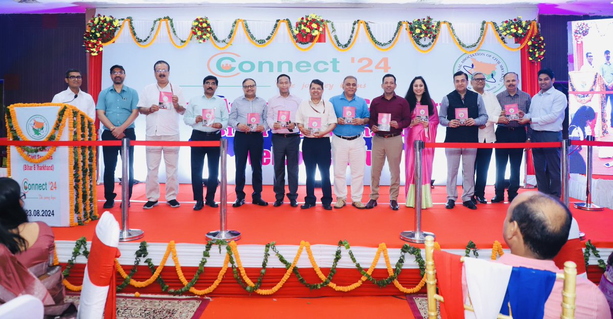 Vijay_IRTS's tweet photo. NACS Bihar &amp; Jharkhand organises CONNECT’24 at Delhi to felicitate CSE-23 successful candidates of Bihar &amp; Jharkhand !! 

It was attended by more than 300 participants. 

Congratulations all 💐💐 https://t.co/asdptbESqb