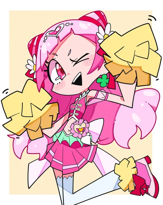 元気のエール #Precure #キュアエール ※今回はちょっと絵柄雰囲気変えた