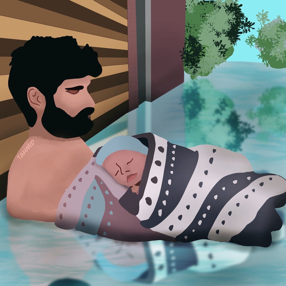 GraphiCatto's tweet image. Tribute to the marooned of Bangladesh 🇧🇩 

🗒️24 August 2024
#Art #illustration #Graphics #Design #Illustrator #Photoshop #Vector #Artist #Sketch #artgallery #artoftheday #flood #Bangladesh #BangladeshFlood