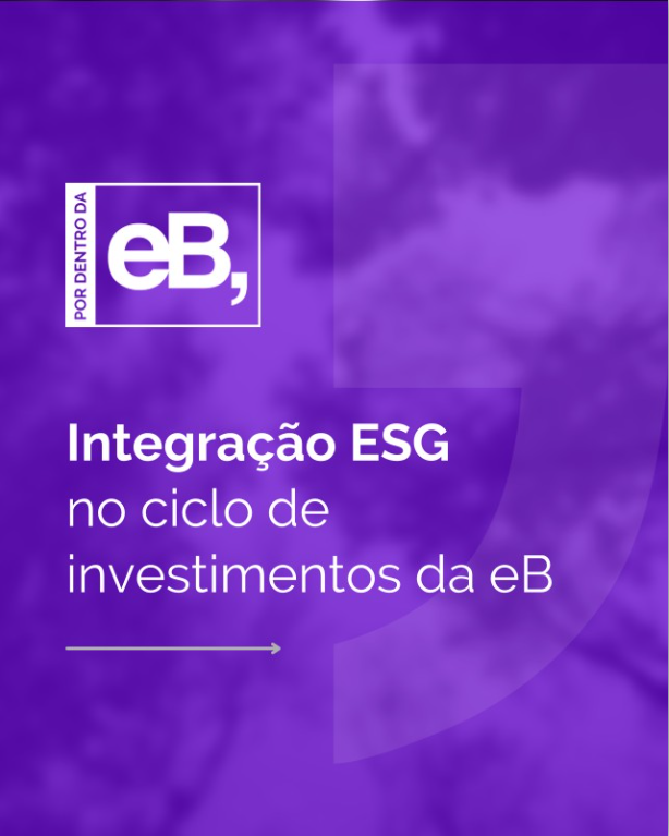 ebcapitalbr's tweet photo. A integração de ferramentas e análises ESG é parte essencial de nosso negócio e fator direcionador em nosso ciclo de investimentos. Desde a fase inicial, buscamos agregar valor para o Brasil, para nossos colaboradores, para nossas investidas. https://t.co/sfIBhTT2KA
