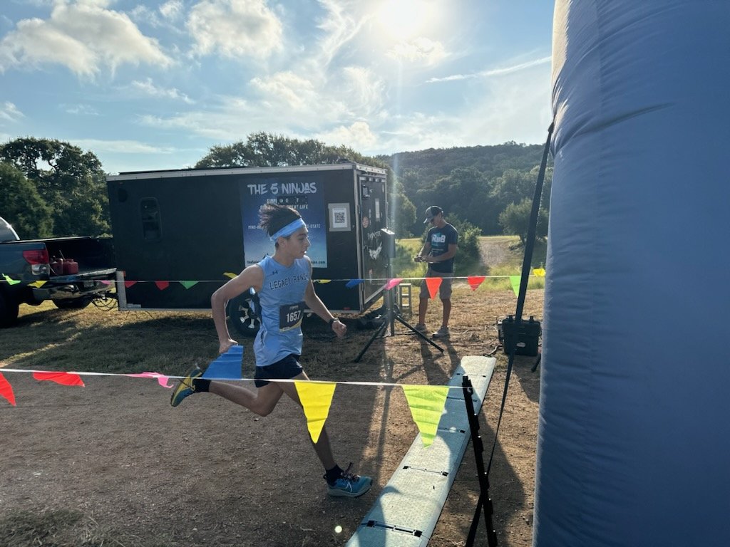 TimKnicky's tweet photo. Huge day at Legacy Ranch.  X country teams bring home a couple of firsts.  First ever individual gold medal.  First ever team 1st place.  First ever trophy for the case.  A bunch of freshmen not only competing, but WINNING in the JV division. We are... BUILDING CHAMPIONS #WreckEm https://t.co/X1dT6TtzNj