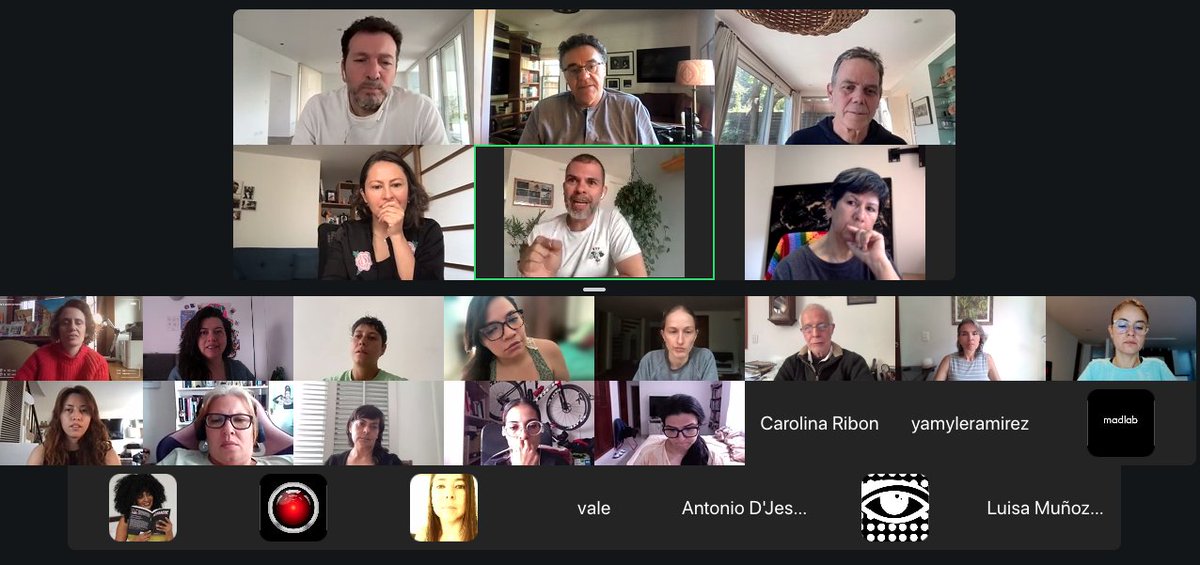 Hoy disfrutando de la masterclass en MacondoLab con el director y la sala de guionistas de la serie #NoticiaDeUnSecuestro <a href="/rodgarciafilm/">Rodrigo Garcia</a>
 #AndresWood <a href="/pelucavieja/">Andrés Burgos</a>
<a href="/verotrianalondo/">Verónica Triana</a> #NubiaBarreto Gracias <a href="/AcademiaColCine/">Academia Colombiana de Cine</a>  <a href="/FundacionGabo/">Fundación Gabo</a>
 <a href="/NetflixLAT/">Netflix Latinoamérica</a>