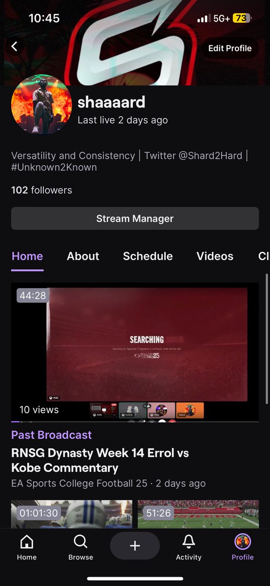 ๐ผ๐ฑ๐ช๐ป๐ญ โ (@shard2hard) on Twitter photo been streaming a lil more over on twitch , appreciate the 100 followers and all the Subs ๐๐พ finna go hard for 2k and BO6 this year twitch.tv/shaaaard been streaming a lil more over on twitch , appreciate the 100 followers and all the Subs ๐๐พ finna go hard for 2k and BO6 this year twitch.tv/shaaaard
