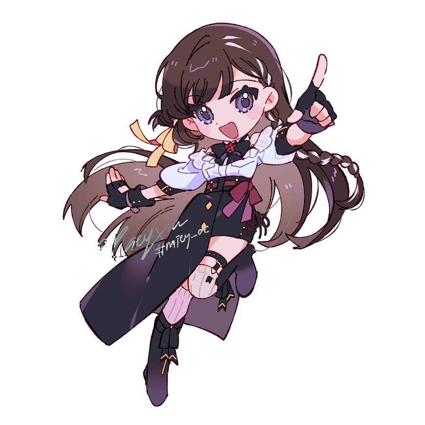 experimenting a different semi-chibi style with my favourite girls