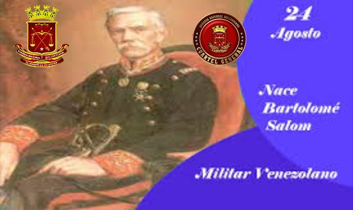 🗓️<a href="/24agos/">Matias</a> || Bartolomé Antonio de la Concepción Salom Borges, nació en Puerto Cabello el 24 de agosto de 1780. Fue un militar venezolano que alcanzó el grado de general en la Guerra de Independencia de Venezuela.
