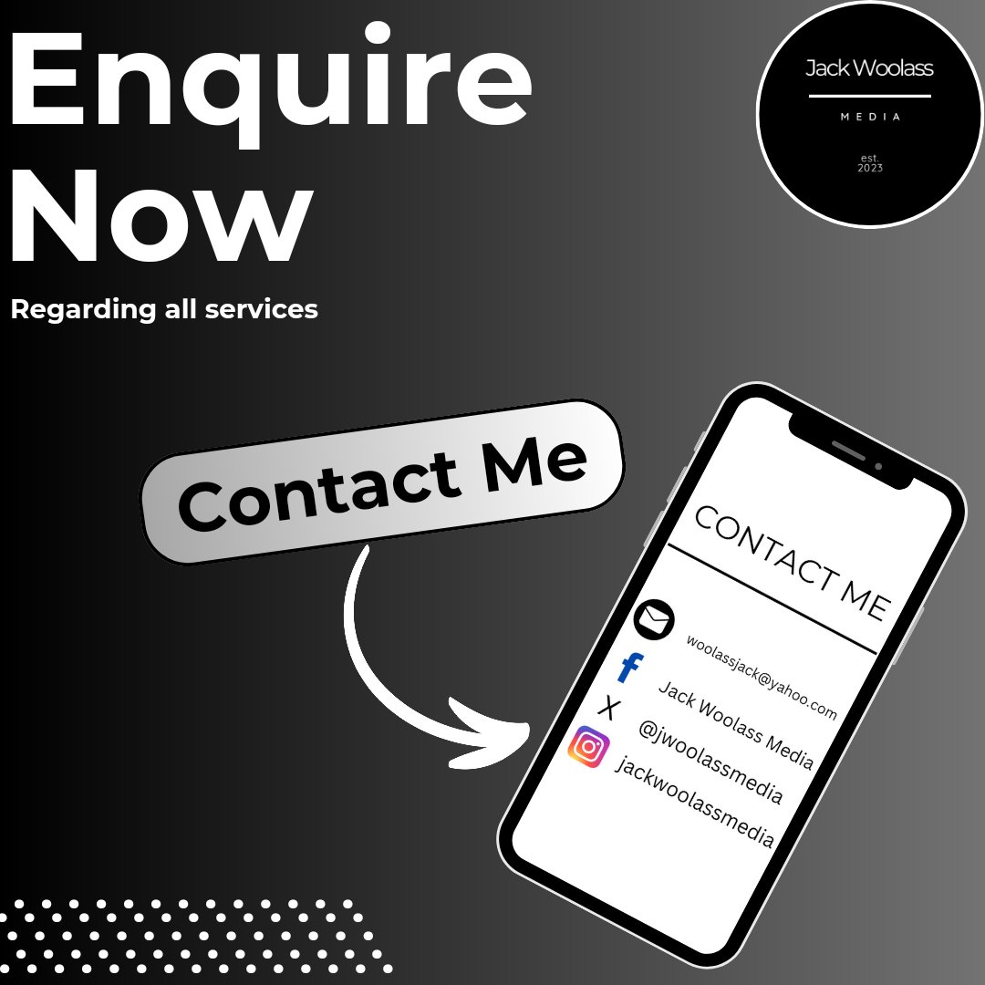 jwoolassmedia's tweet photo. 📱 You can enquire now for any of my services by email or through direct message on social media!
📝 Quick, easy and effective ways to contact myself, find out more about my services along with prices!
#enquirenow #enquire #socialmedia #PA #selfemployed https://t.co/1q8bOJbx80